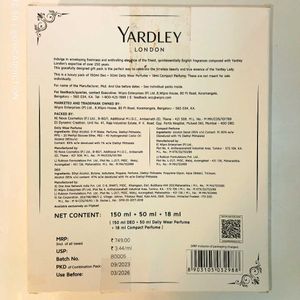 Yardley London Perfume Set