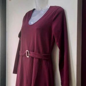 Maroon Dress