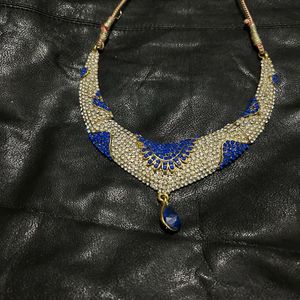 Blue Diamond Necklace