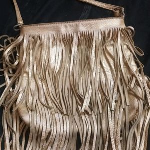 Fringe Leather Tassle Bag