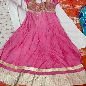 Pure Cotton Anarkali Set