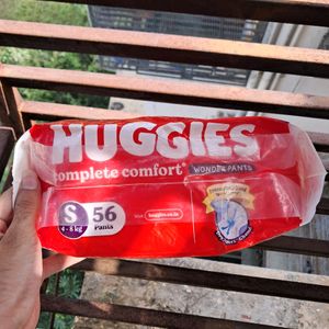 Huggies Baby Diapers S Size, 56 Count