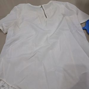 White Party Wear Top