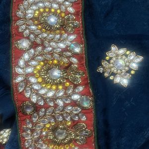 Kundan Work Patiala Suit