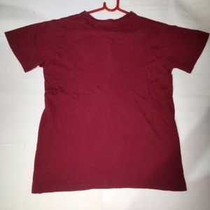 Maroon Colour T-shirt