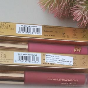 Combo Of 2 Ultimate Long Stay Liquid Lipstick