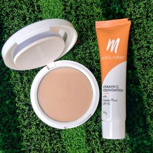 Combo Of 2 : Myglamm Foundation & Compact