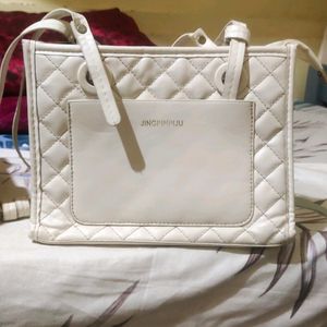 White Handbag