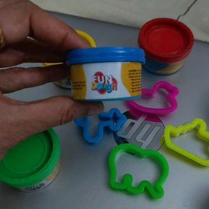 Clay Dough pack Of 6 With Tools