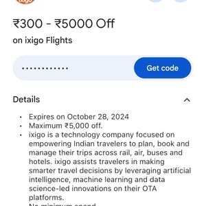 Ixigo Offers On Flight