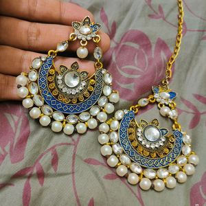 Earrings With Bindiya