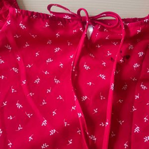 Red Unused branded Top