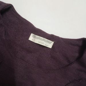 Purple Winter Wear Dress | BUST 30-32 |