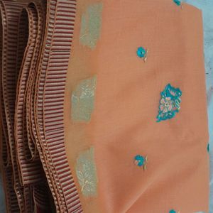 Floral Embroidery Saree