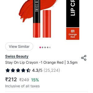 Combo Of Swiss Beauty Lip Crayon Lipstick 😍🥰❤️