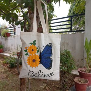 New Butterfly Believe Tote Bag