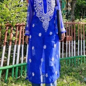 Brand New Chickenkari Kurti With Slip