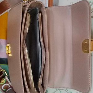 Cute Nude Colour Sling New Bag