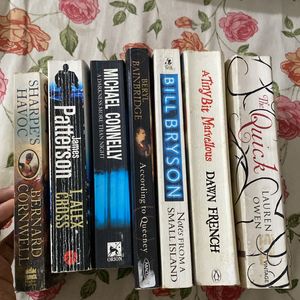 Set Of 7 Fiction Books