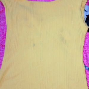 😍Yellow 🟡 Mustard Style Tank Top I 34-36