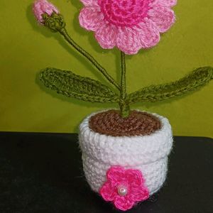 Crochet Flower Pot