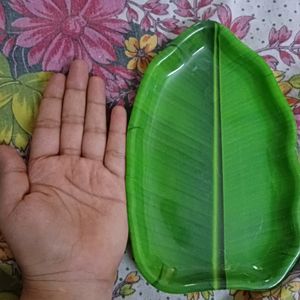 Green Small Banana Leaf Plate