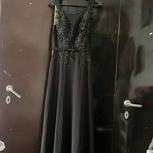 Black Long Gown