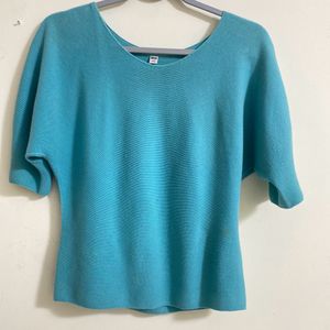 Sea Green Uniqlo Top Flexible Only 899