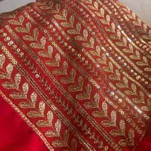 Maroon Anarkali Kurthi Set