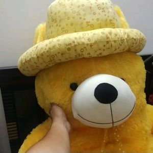 6 Feet Teddy Bear In Yellow Colour