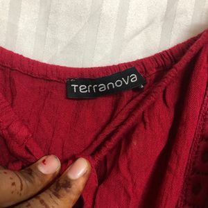 Terranova Red Stylish Jumpsuit