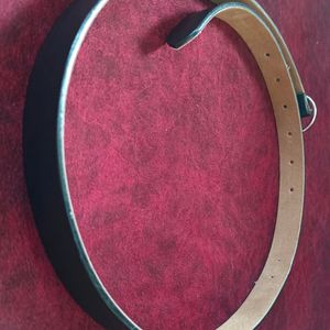 Black Round Buckle Belt(Women)