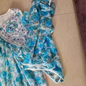 Pretty Kurti Sharara Dupatta Set