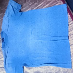 2xl Blue Casual Tshirt