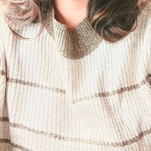 Brown And Cream Sweatshirt