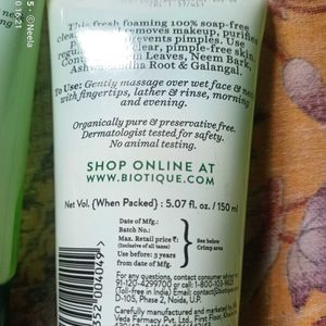 2 Biotique Neem Face Wash