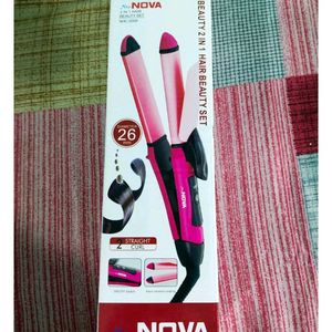 2 in 1 Hair Straightener And Curler