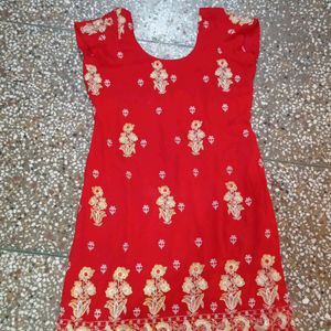 Red Salwar Kameez