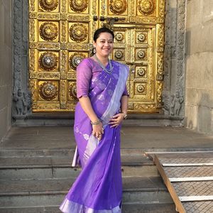 Lavender CHANDERI SAREE