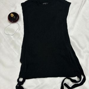 Black Knitted Sweater