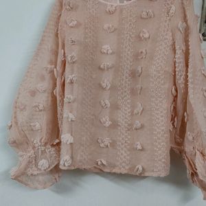 Pink Netted Top