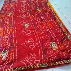 "Pila Saree With Unstitched Blouse