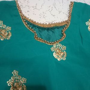 Peplum Top With Dhoti Salwar