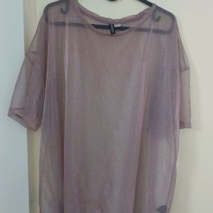 H&M Sheer Pink Over Top