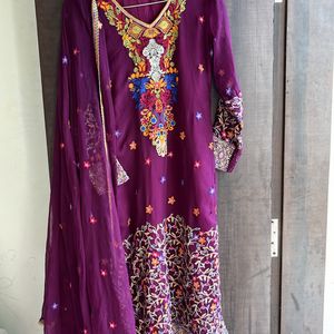 Beautiful Embroidered Kurta Dupatta