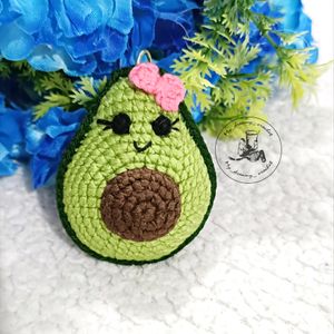 Avocado Keychain