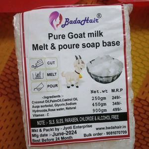 Goat Milk Soap Base with Molds