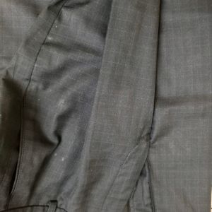 34" Formal Trouser For Men in Dark Blue Colour