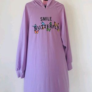 💥 Price Drop💥Butterfly Graphic Hooded Dress