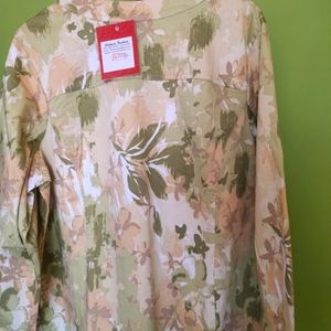 Jungle Paint Denim Jacket New With Tag